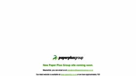 What Paperplusgroup.co.nz website looked like in 2021 (3 years ago)