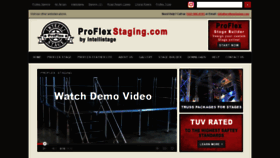 What Proflexstaging.com website looked like in 2021 (3 years ago)