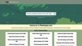 What Plantmaps.com website looked like in 2021 (3 years ago)