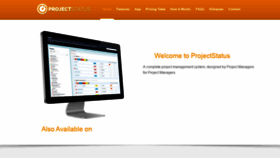What Projectstatus.co.uk website looked like in 2021 (3 years ago)