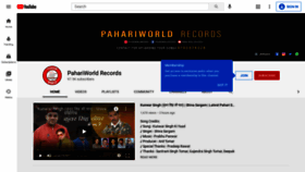 What Pahariworld.com website looked like in 2021 (3 years ago)
