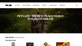 What Pets-life.com website looked like in 2021 (3 years ago)
