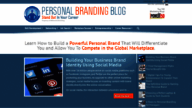What Personalbrandingblog.com website looked like in 2021 (3 years ago)