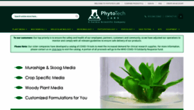 What Phytotechlab.com website looked like in 2021 (3 years ago)