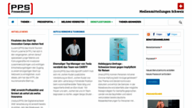 What Presseportal-schweiz.ch website looked like in 2021 (3 years ago)