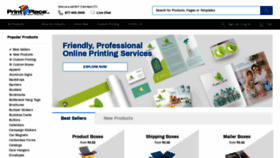 What Printplace.com website looked like in 2021 (3 years ago)