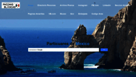 What Paginasblancas.mx website looked like in 2021 (3 years ago)