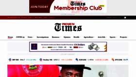 What Premiumtimesng.com website looked like in 2021 (3 years ago)