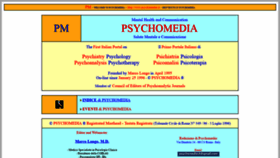 What Psychomedia.it website looked like in 2021 (3 years ago)