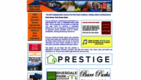 What Parkhomesales.com website looked like in 2021 (3 years ago)