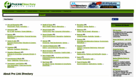What Prolinkdirectory.com website looked like in 2021 (3 years ago)