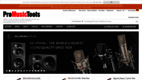 What Promusictools.com website looked like in 2021 (3 years ago)