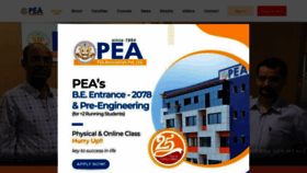 What Pea.edu.np website looked like in 2021 (3 years ago)
