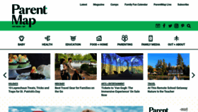 What Parentmap.com website looked like in 2021 (3 years ago)
