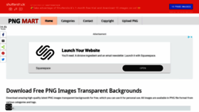 What Pngmart.com website looked like in 2021 (4 years ago)