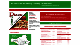 What Pizzapastaexpress-adelsheim.de website looked like in 2021 (3 years ago)