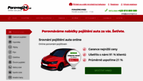 What Porovnej24.cz website looked like in 2021 (3 years ago)