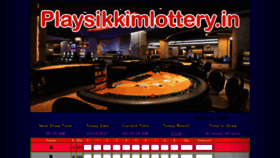 What Playsikkimlottery.in website looked like in 2021 (3 years ago)