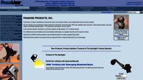 What Panavise.com website looked like in 2021 (3 years ago)