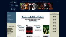 What Pophistorydig.com website looked like in 2021 (3 years ago)