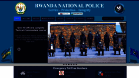 What Police.gov.rw website looked like in 2021 (3 years ago)