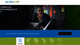What Peopleworks.in website looked like in 2021 (4 years ago)