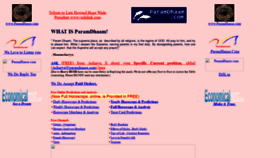What Paramdhaam.com website looked like in 2021 (3 years ago)
