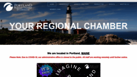 What Portlandregion.com website looked like in 2021 (3 years ago)