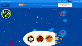 What Pbskids.org website looked like in 2021 (3 years ago)
