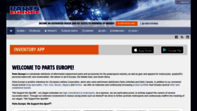 What Partseurope.eu website looked like in 2021 (3 years ago)