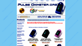 What Pulseoximeter.org website looked like in 2021 (3 years ago)