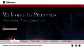 What Primerus.com website looked like in 2021 (3 years ago)