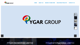 What Pygargroup.com website looked like in 2021 (3 years ago)