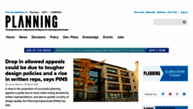 What Planningresource.co.uk website looked like in 2021 (3 years ago)