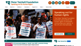 What Petertatchellfoundation.org website looked like in 2021 (3 years ago)
