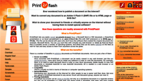 What Print2flash.com website looked like in 2021 (3 years ago)
