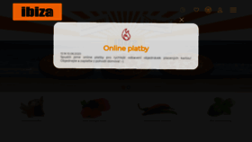 What Pizzaibiza.cz website looked like in 2021 (3 years ago)