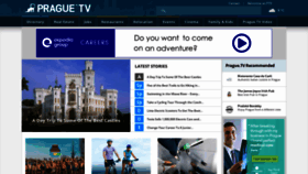 What Prague.tv website looked like in 2021 (3 years ago)