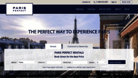 What Parisperfect.com website looked like in 2021 (3 years ago)