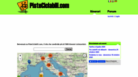 What Piste-ciclabili.com website looked like in 2021 (3 years ago)