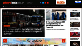 What Primerafuente.com.ar website looked like in 2021 (3 years ago)