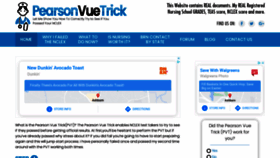 What Pearsonvuetrick.com website looked like in 2021 (3 years ago)