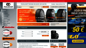 What Pneueshop.sk website looked like in 2021 (3 years ago)