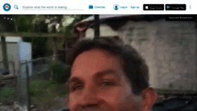 What Periscope.tv website looked like in 2021 (4 years ago)