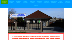 What Privatpraxis-hajduszoboszlo.hu website looked like in 2021 (3 years ago)