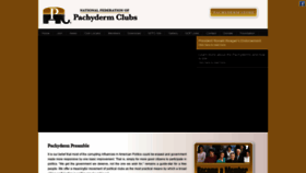 What Pachyderms.org website looked like in 2021 (4 years ago)
