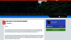 What Pixelmonmod.com website looked like in 2021 (3 years ago)