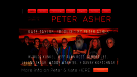 What Peterashermusic.com website looked like in 2021 (3 years ago)