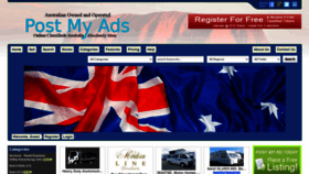What Postmyads.com.au website looked like in 2021 (3 years ago)