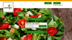 What Pizzeria.de website looked like in 2021 (3 years ago)